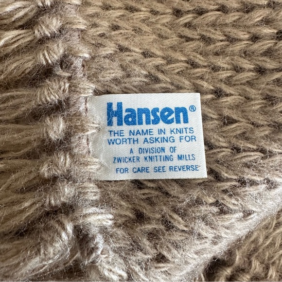 Cloud spun by Hansen Tan Knit Fringed Scarf - Picture 6 of 10